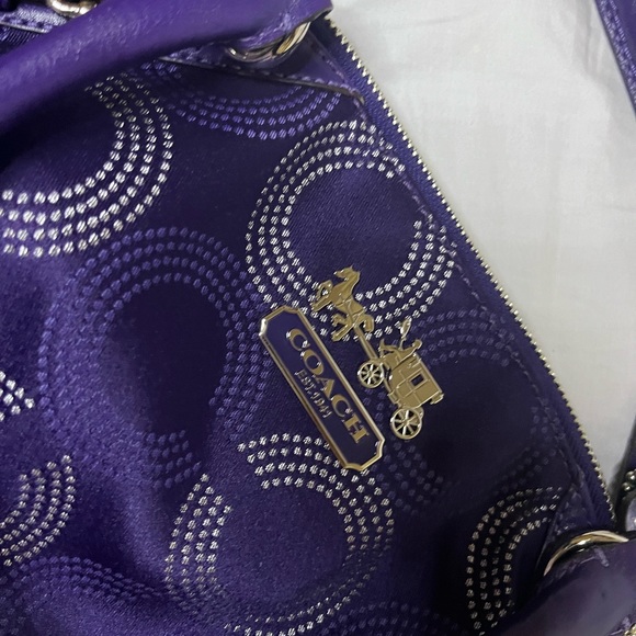 COACH MADISON DOT OPAQUE SOPHIA SATCHEL/ SHOULDER BAG #15957 - Picture 6 of 11